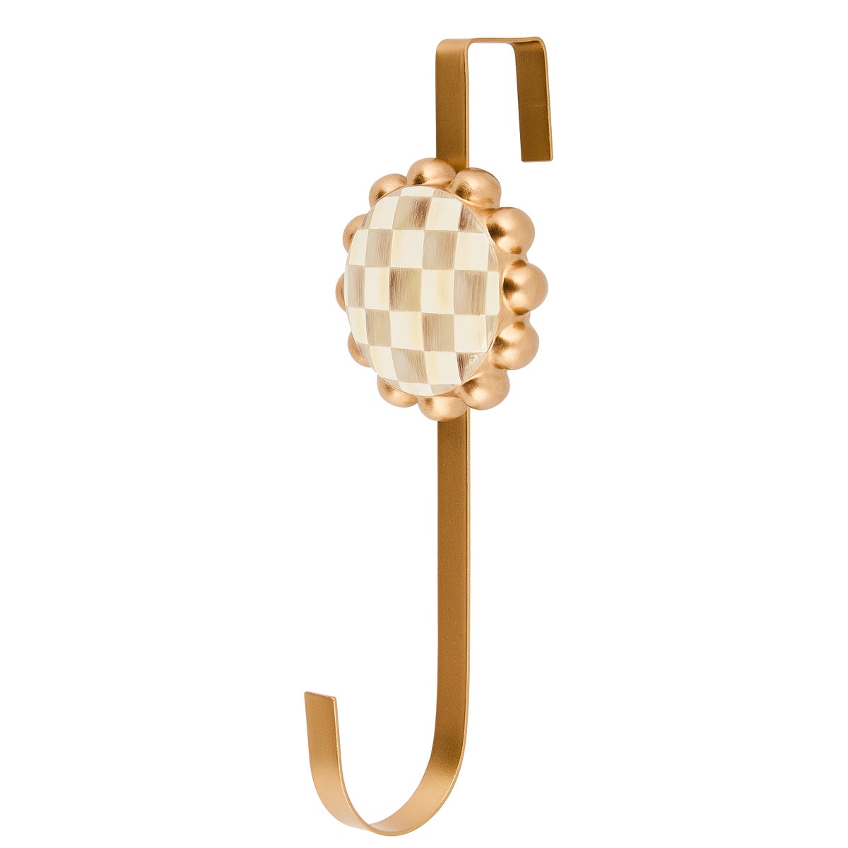 Mocha Check Wreath Hanger - Image 2