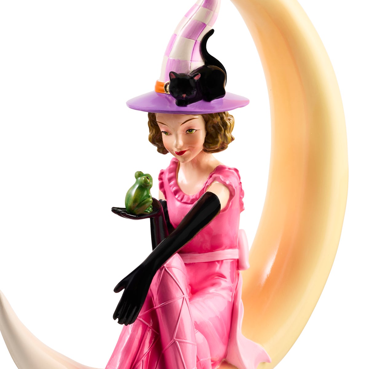 Glam 'o' ween Witch on Moon Figurine - Image 5