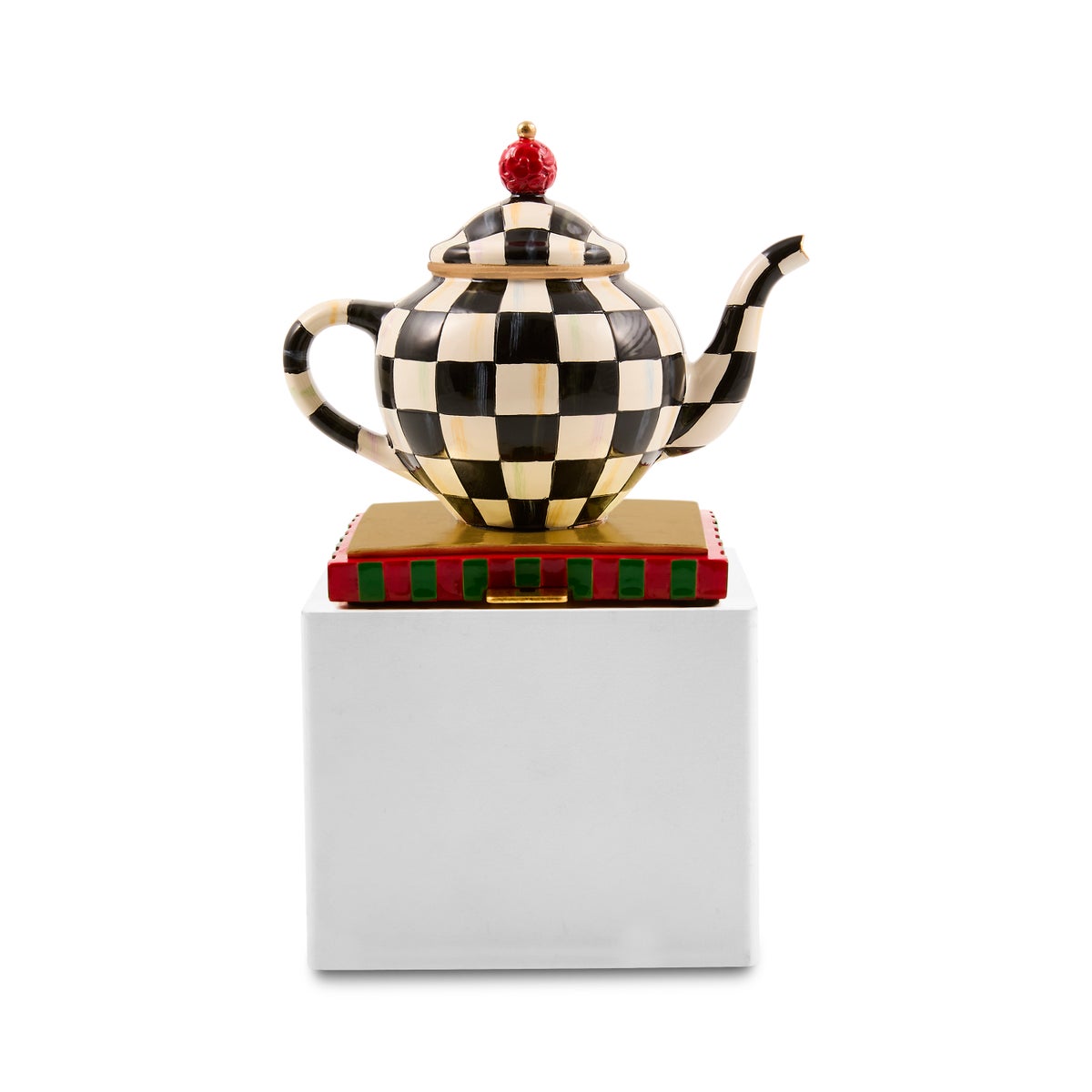 Courtly Check Teapot Stocking Holder - Image 3