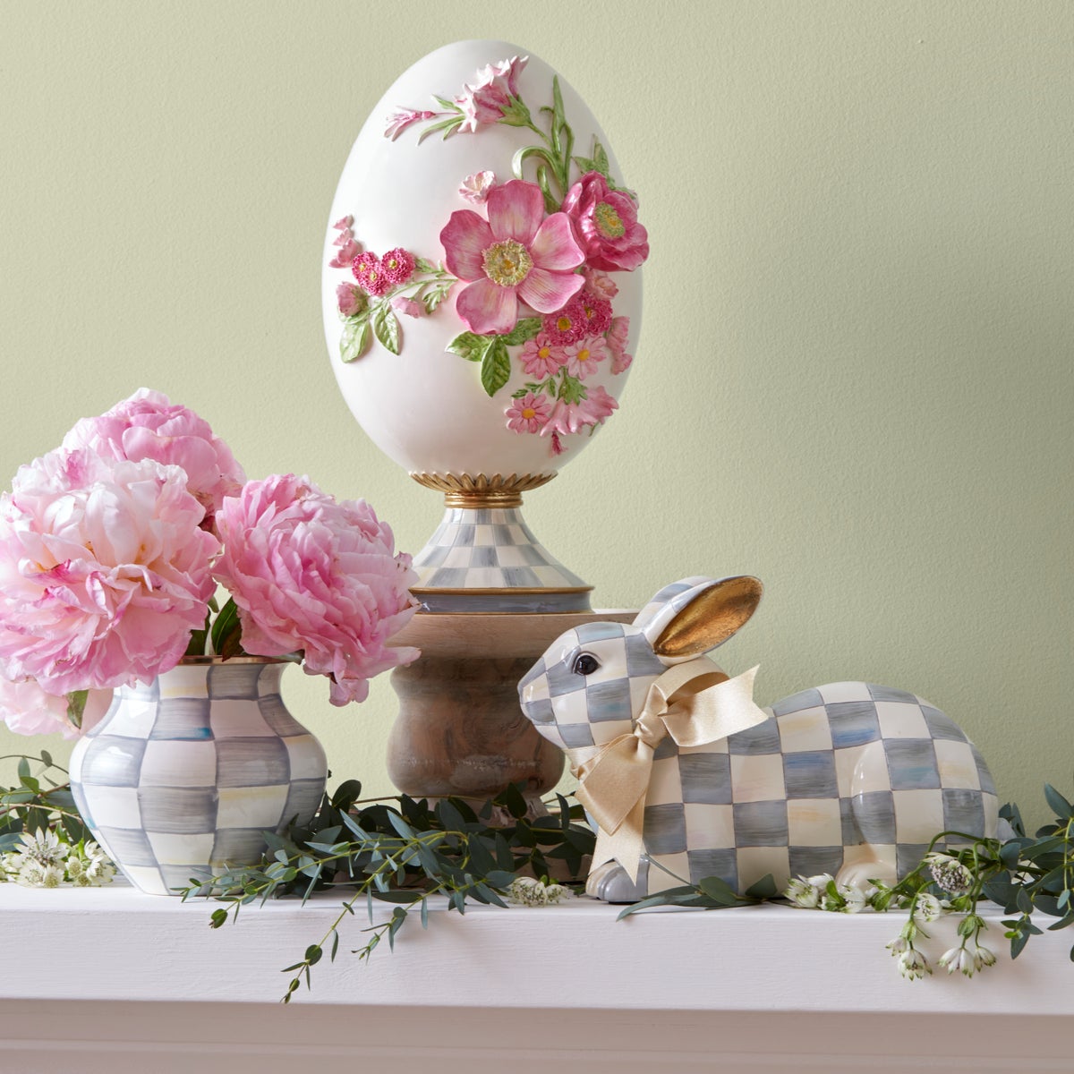 Sterling Check Resting Bunny - Image 5