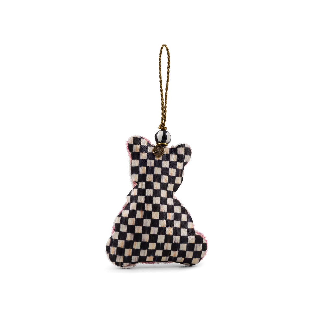 Rosy Check Bear Beaded Ornament - Image 3