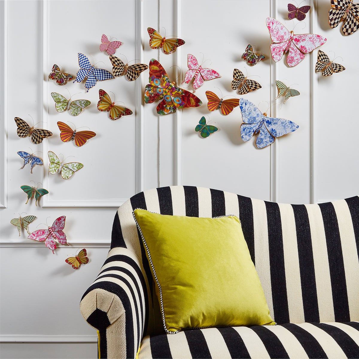 Courtly Check Butterfly Duo Wall Decor - Image 6