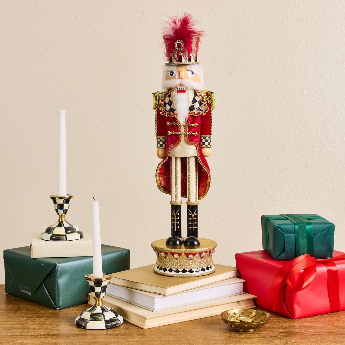 Traditional Christmas Wood Nutcracker - Image 2