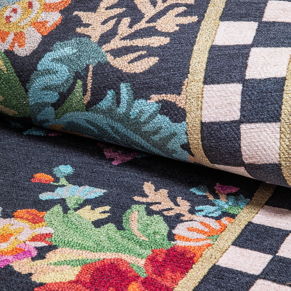 Flower Market 5' x 7'6" Washable Rug - Image 2