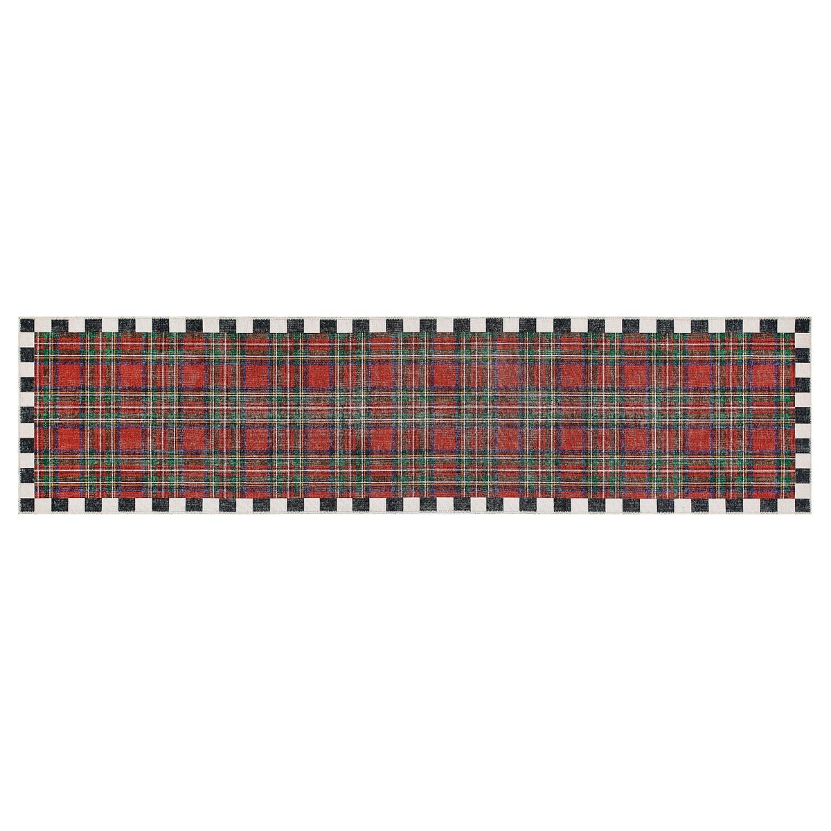 Royal Stewart Tartan Red 2'6" x 10' Washable Runner