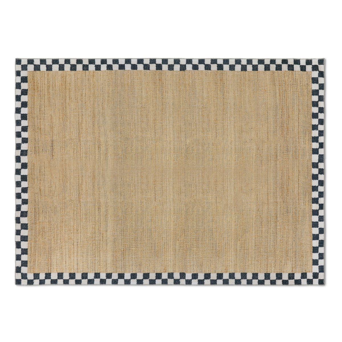 Naturals Check 8' x 10' Washable Rug