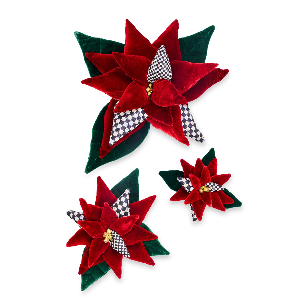 Red Velvet Large Poinsettia - Image 3