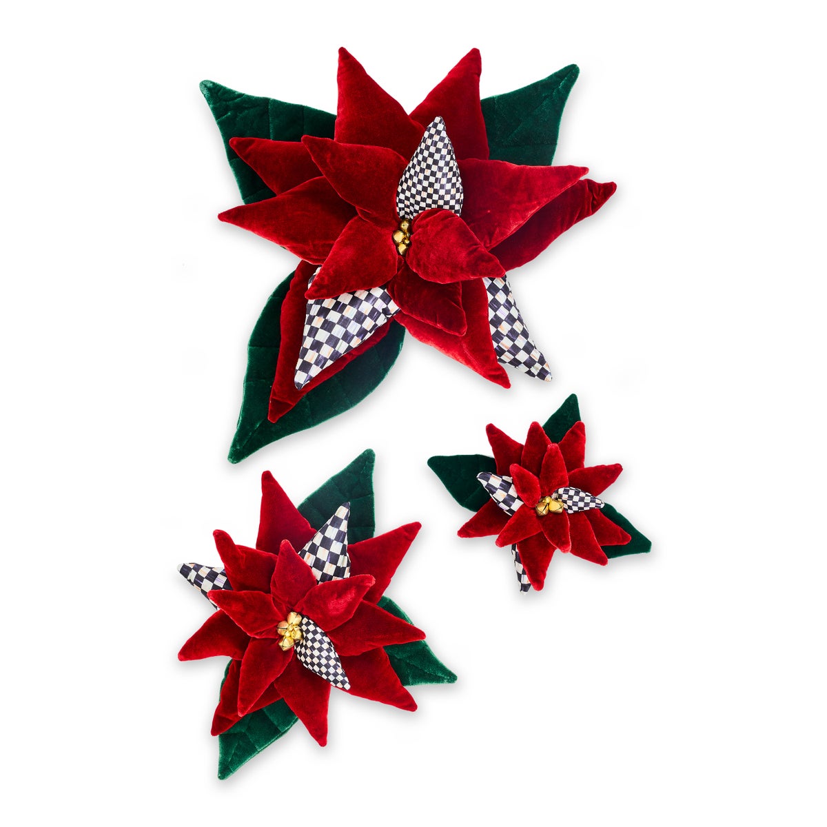 Red Velvet Small Poinsettia - Image 3