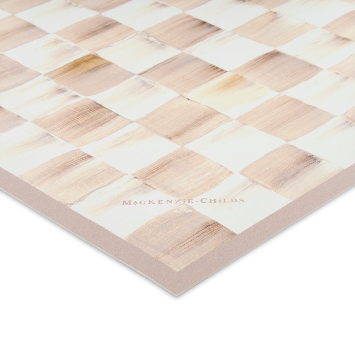 Mocha Check 2' x 6' Floor Mat - Image 3