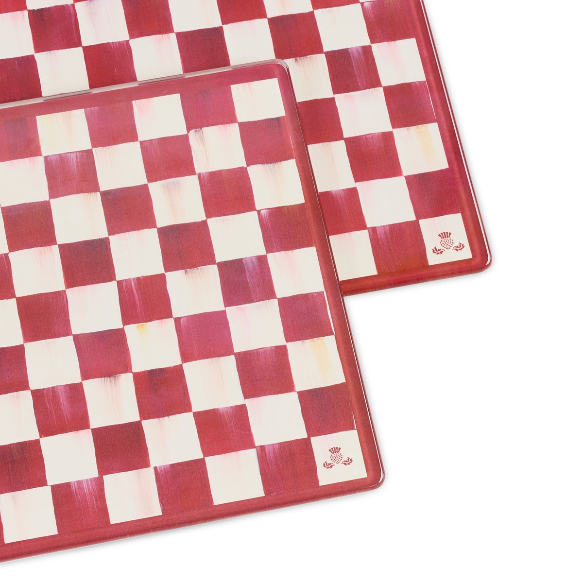 Cherry Check Cutting Board, Set of 2 - Image 5