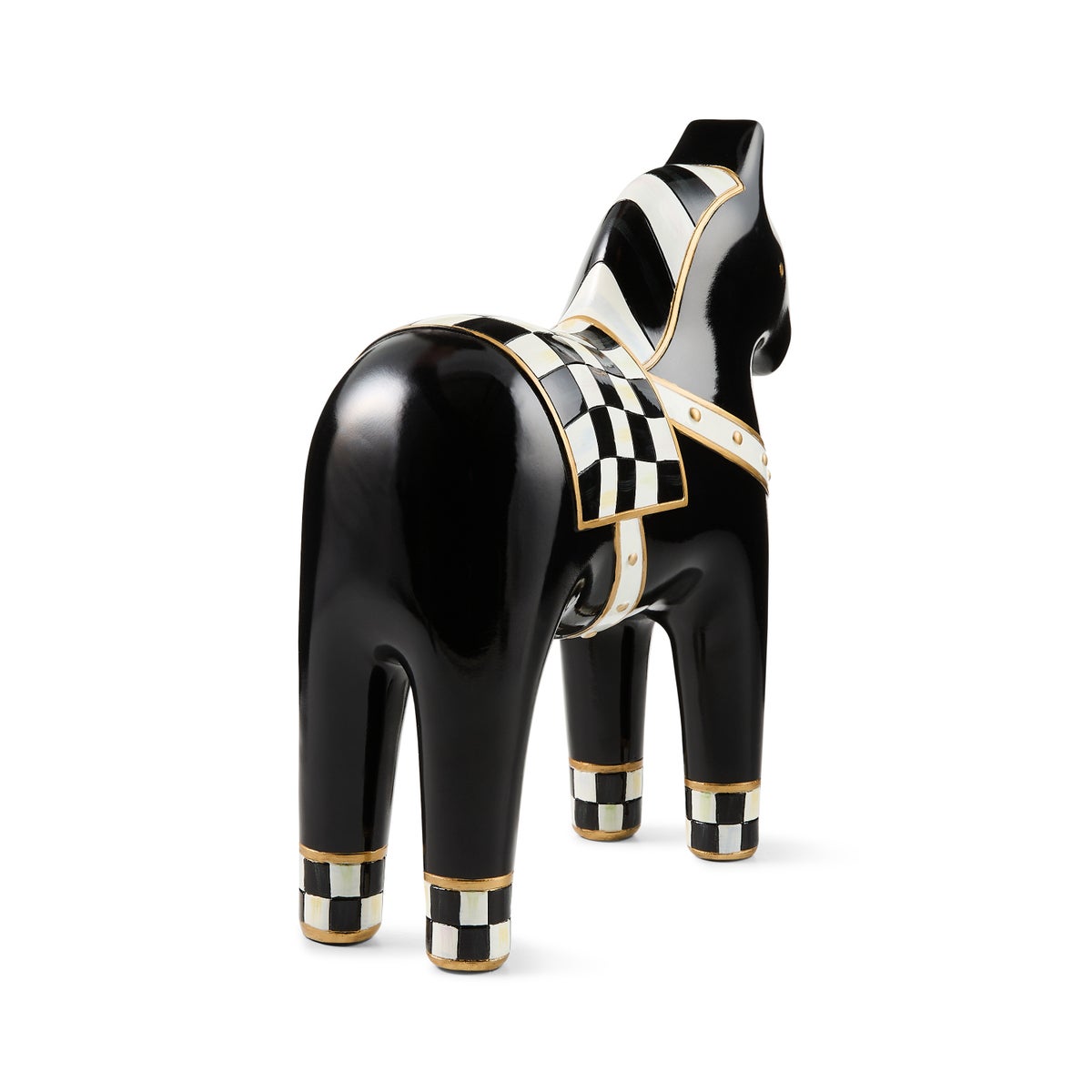 Courtly Large Dala Horse Figurine - Image 4