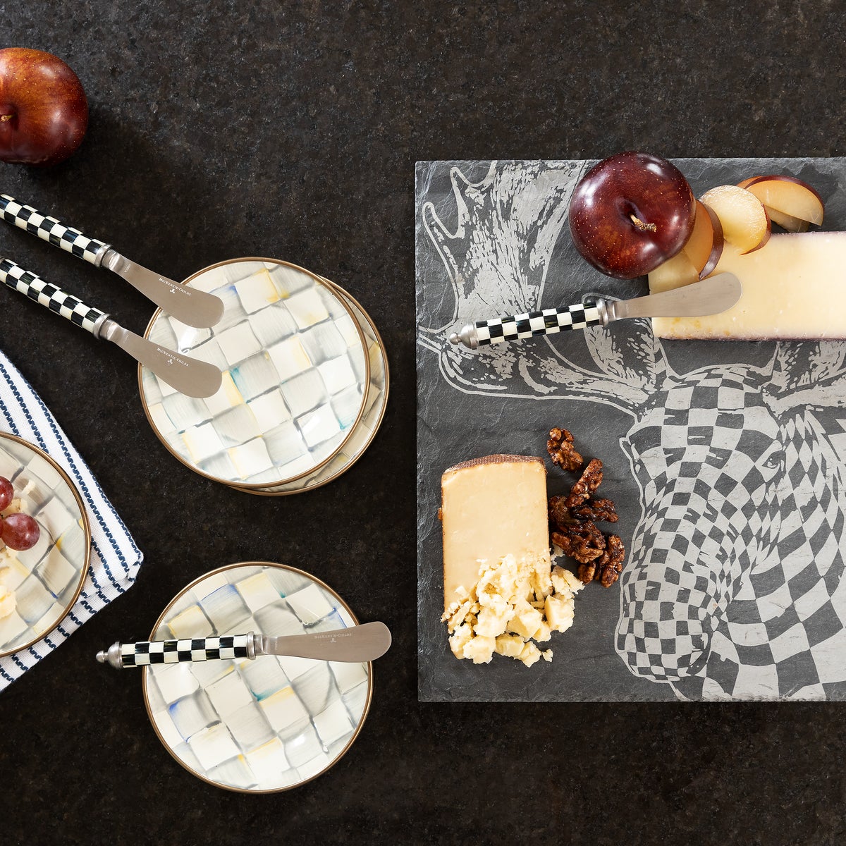 Courtly Check Supper Club Spreaders - Image 2