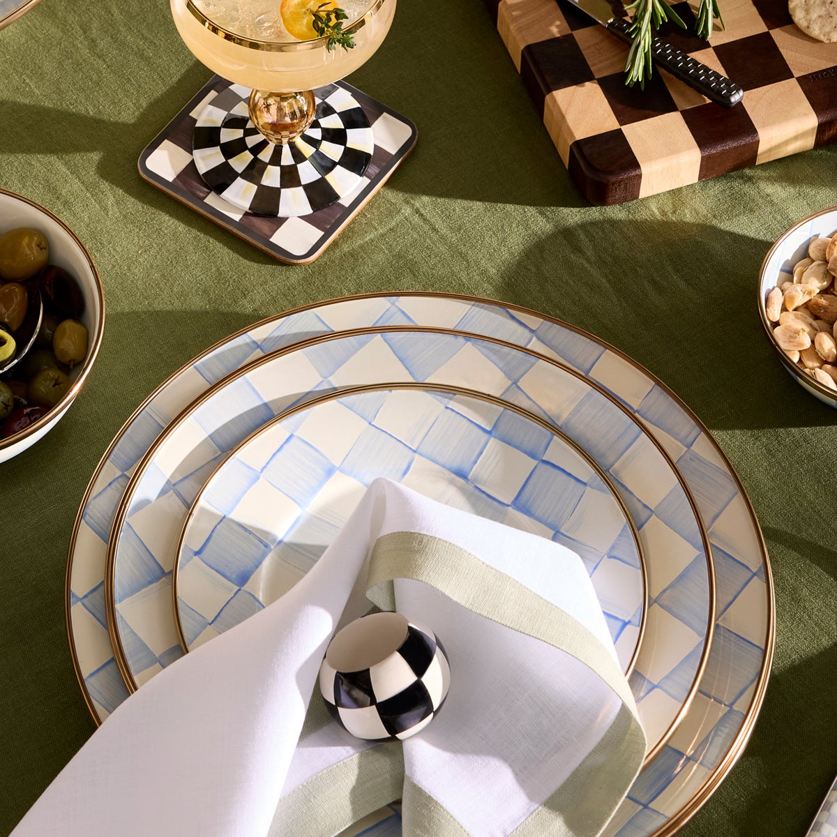 Sterling Check Bistro Flatware 5 Piece Place Setting - Image 6