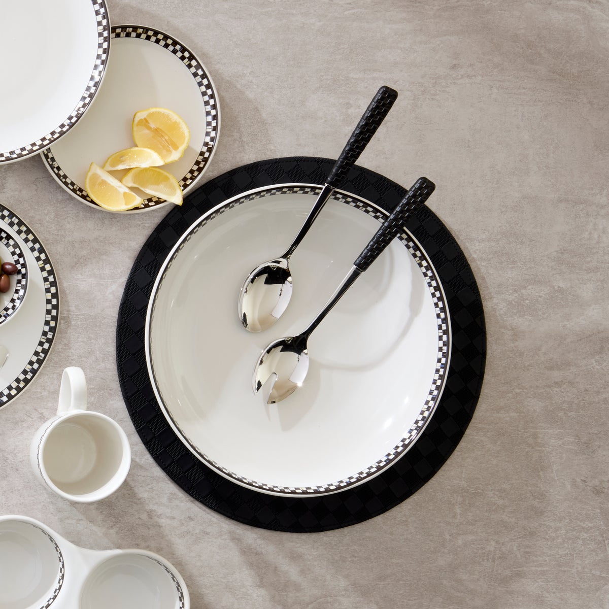 Everyday Black Salad Serving Set - Image 2
