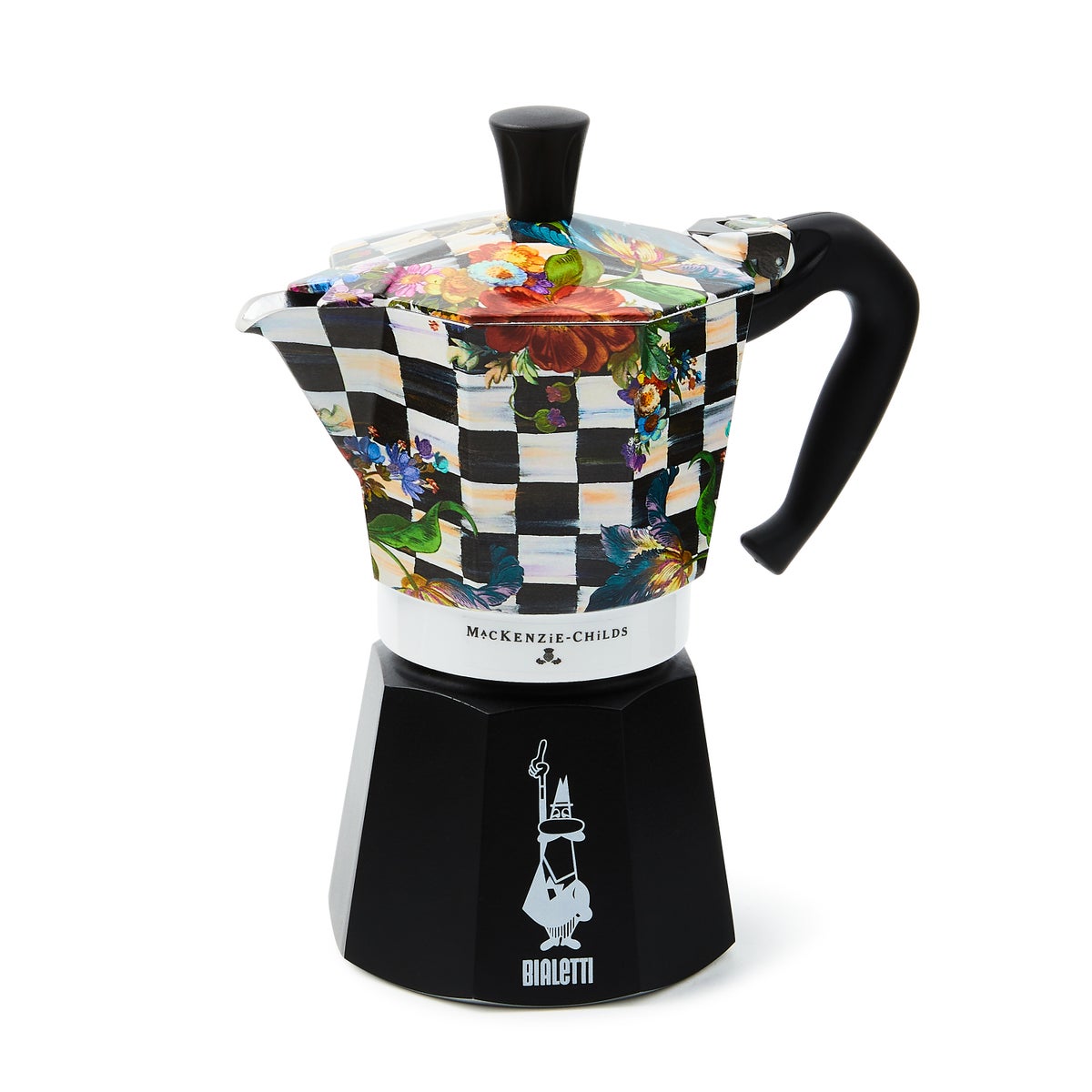 Courtly Flower Market 6 Cup Moka Pot