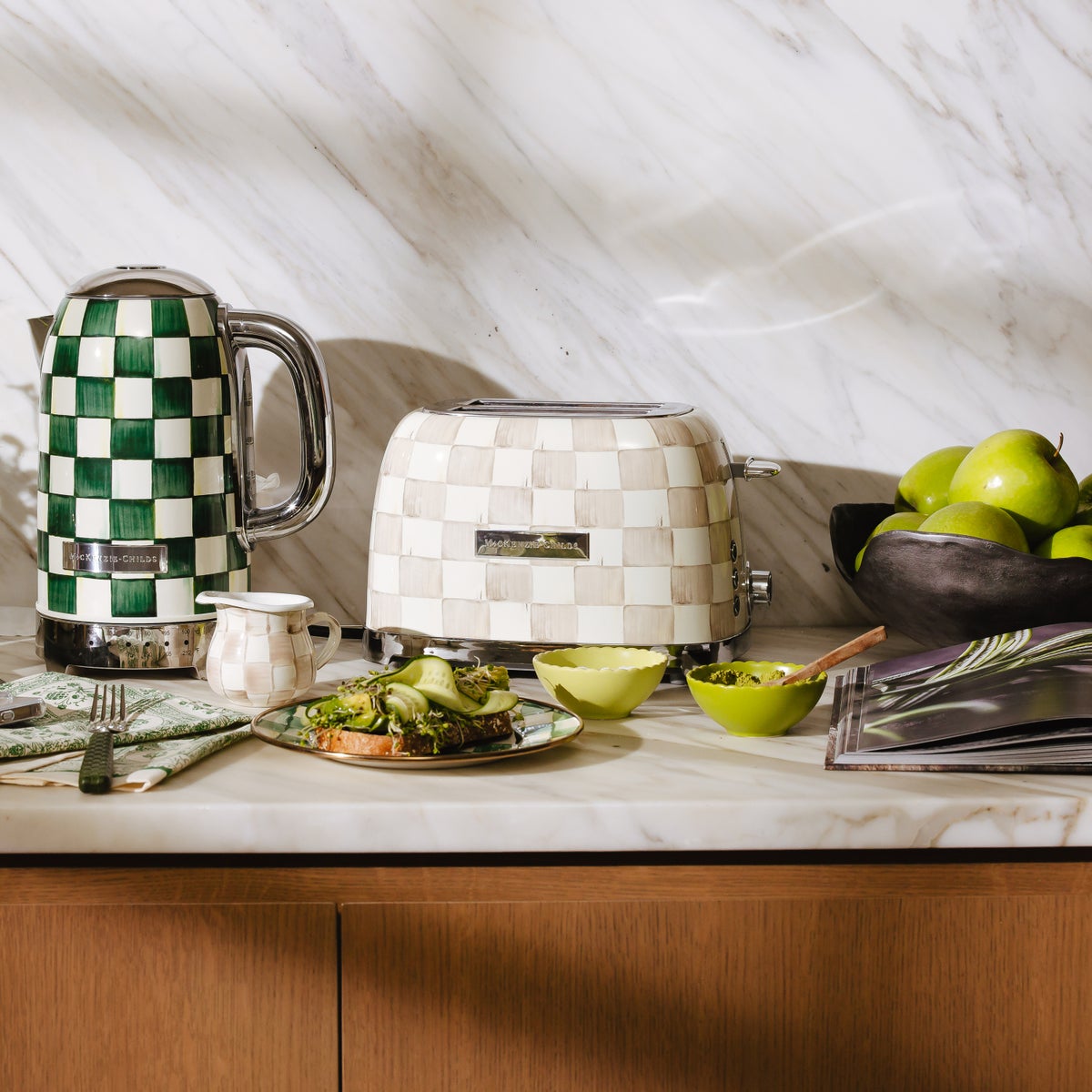 Mocha Check 2-Slice Toaster - Image 8