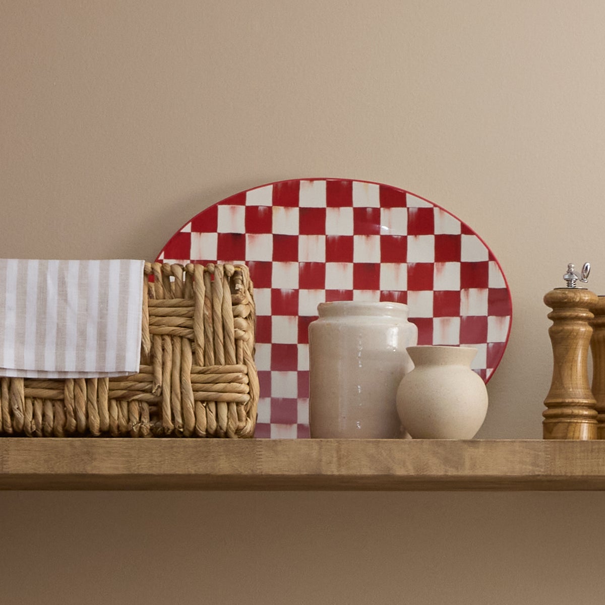 Cherry Check Serving Platter - Image 2