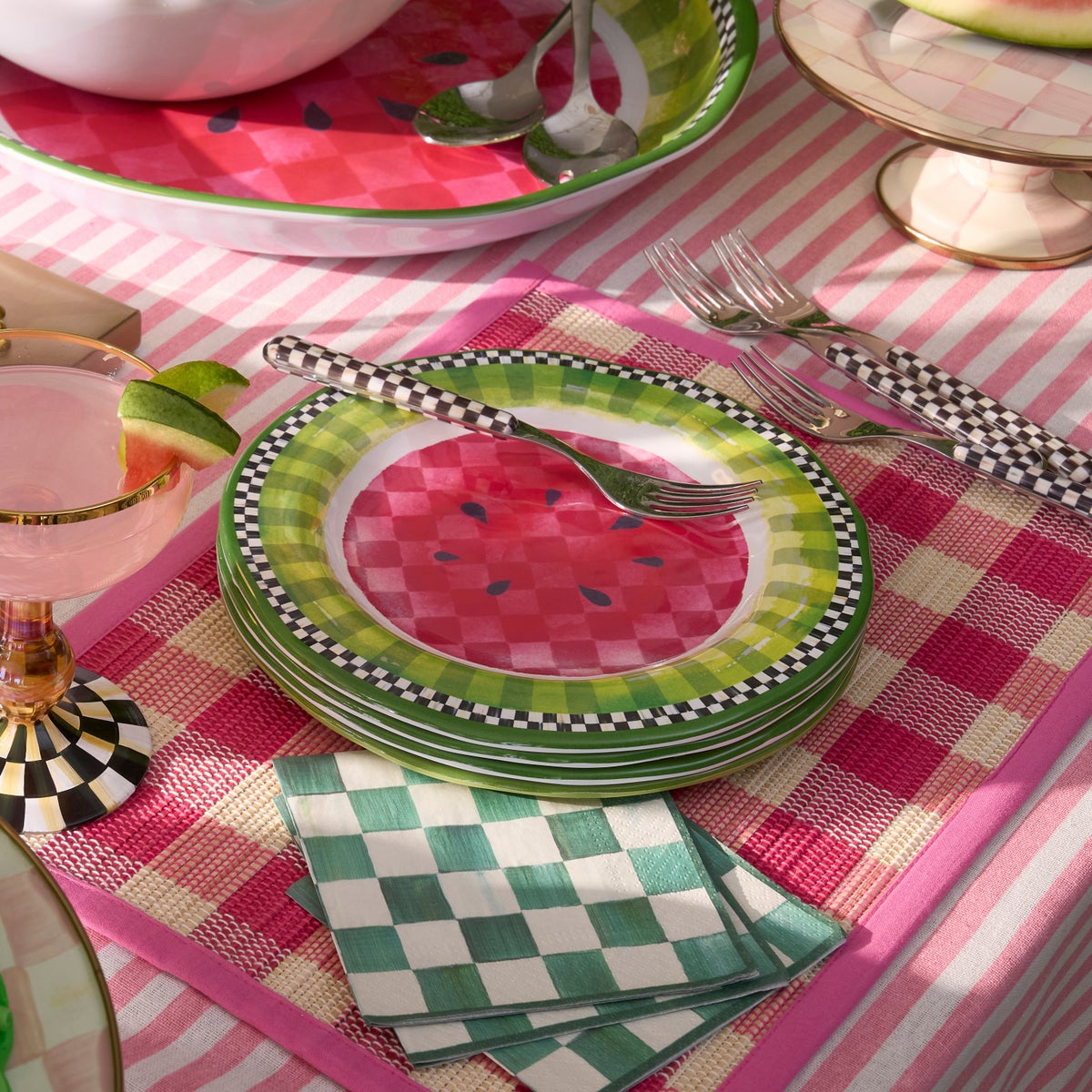 Watermelon Melamine Salad Plates, Set of 4 - Image 6