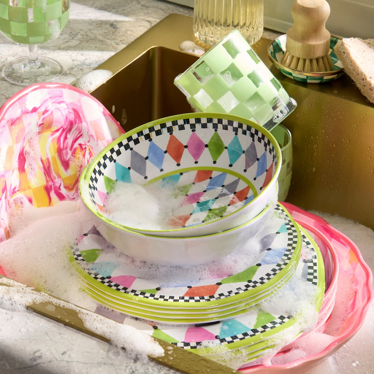 Palm Springs Melamine Small Bowls, Set of 4 - Image 5