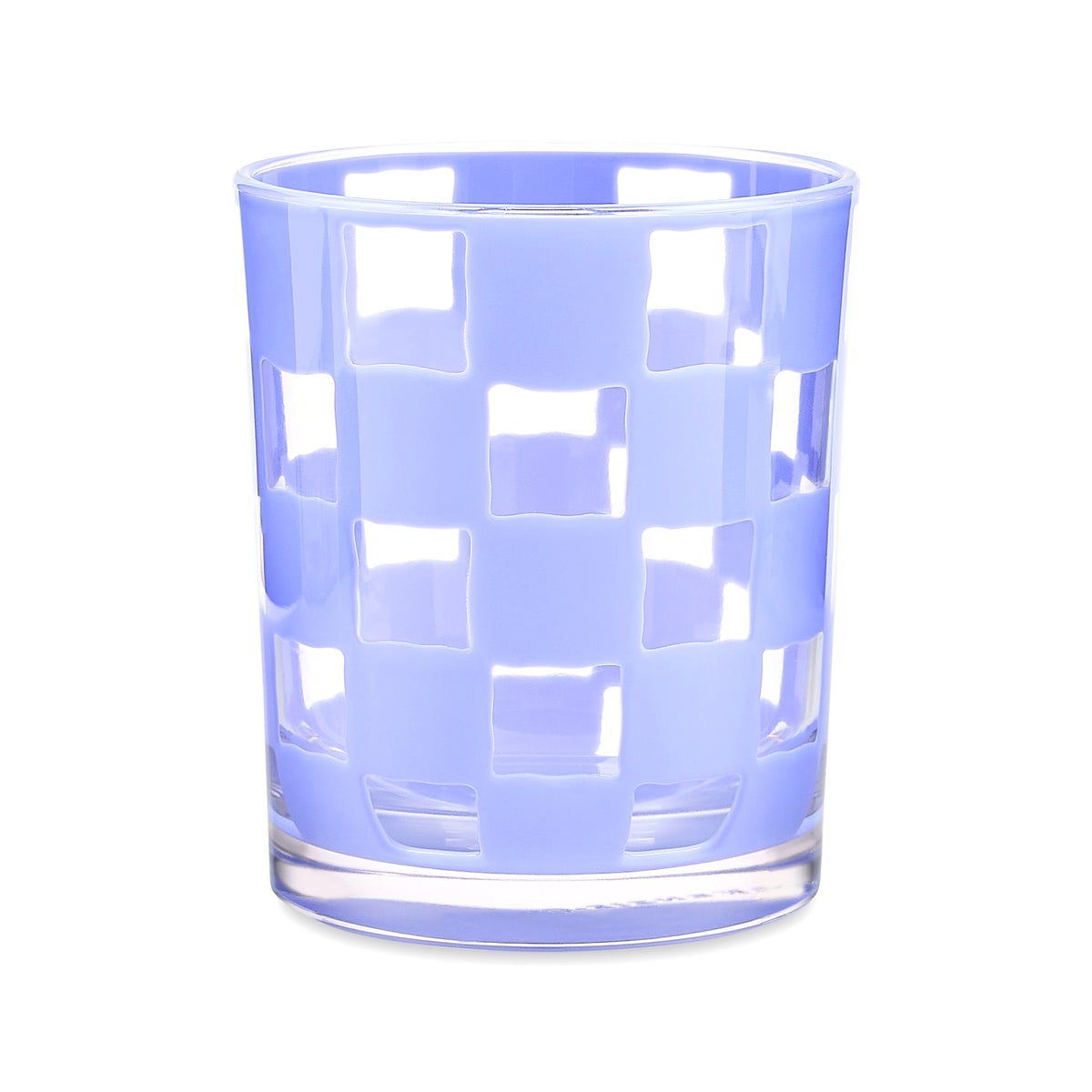 Blue Check Acrylic Tumblers, Set of 4 - Image 3