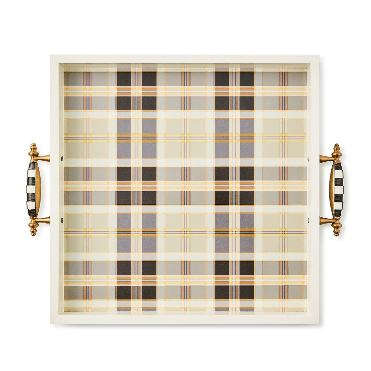 Mocha Tartan Serving Tray - Image 4