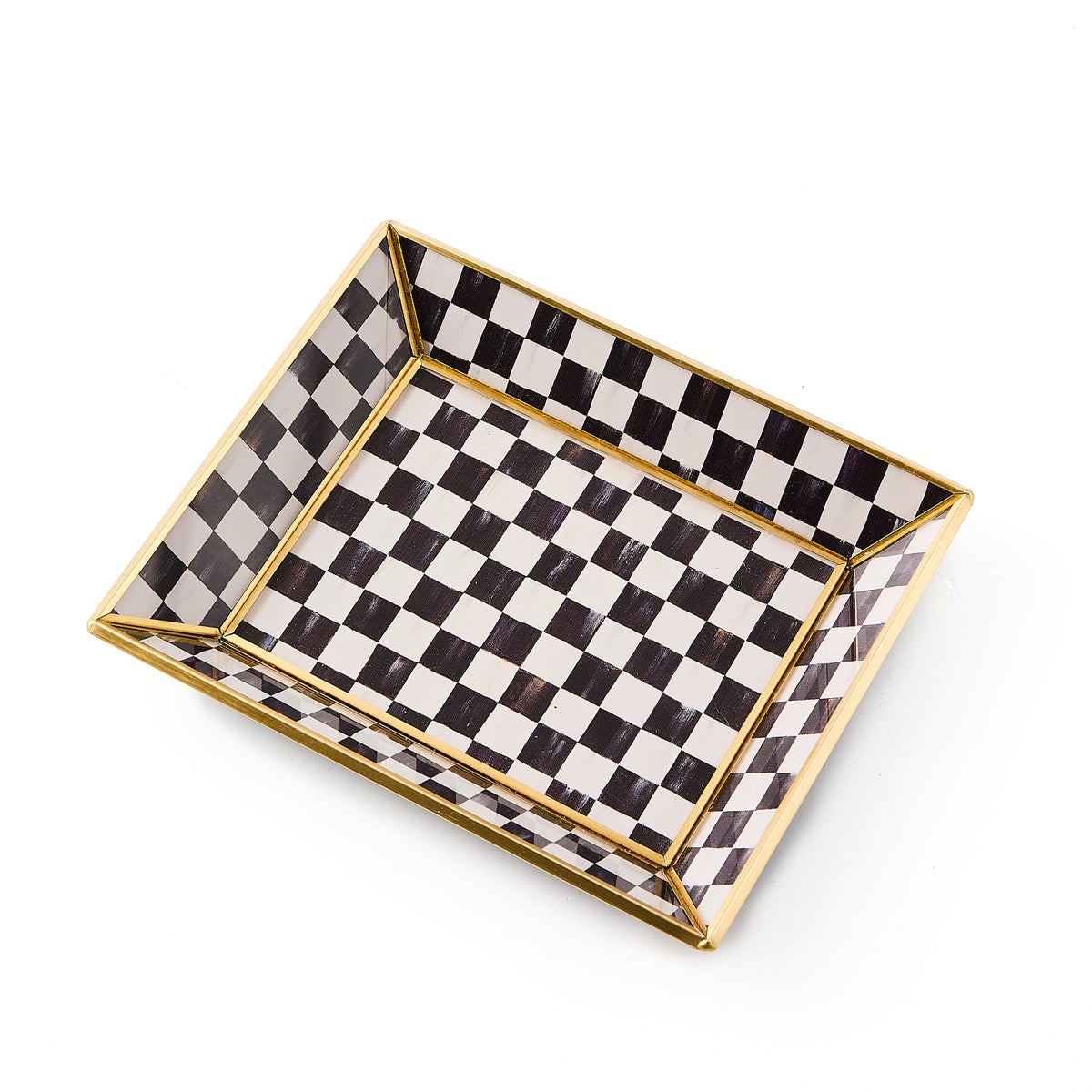 Courtly Check Small Glass Tray - Image 3