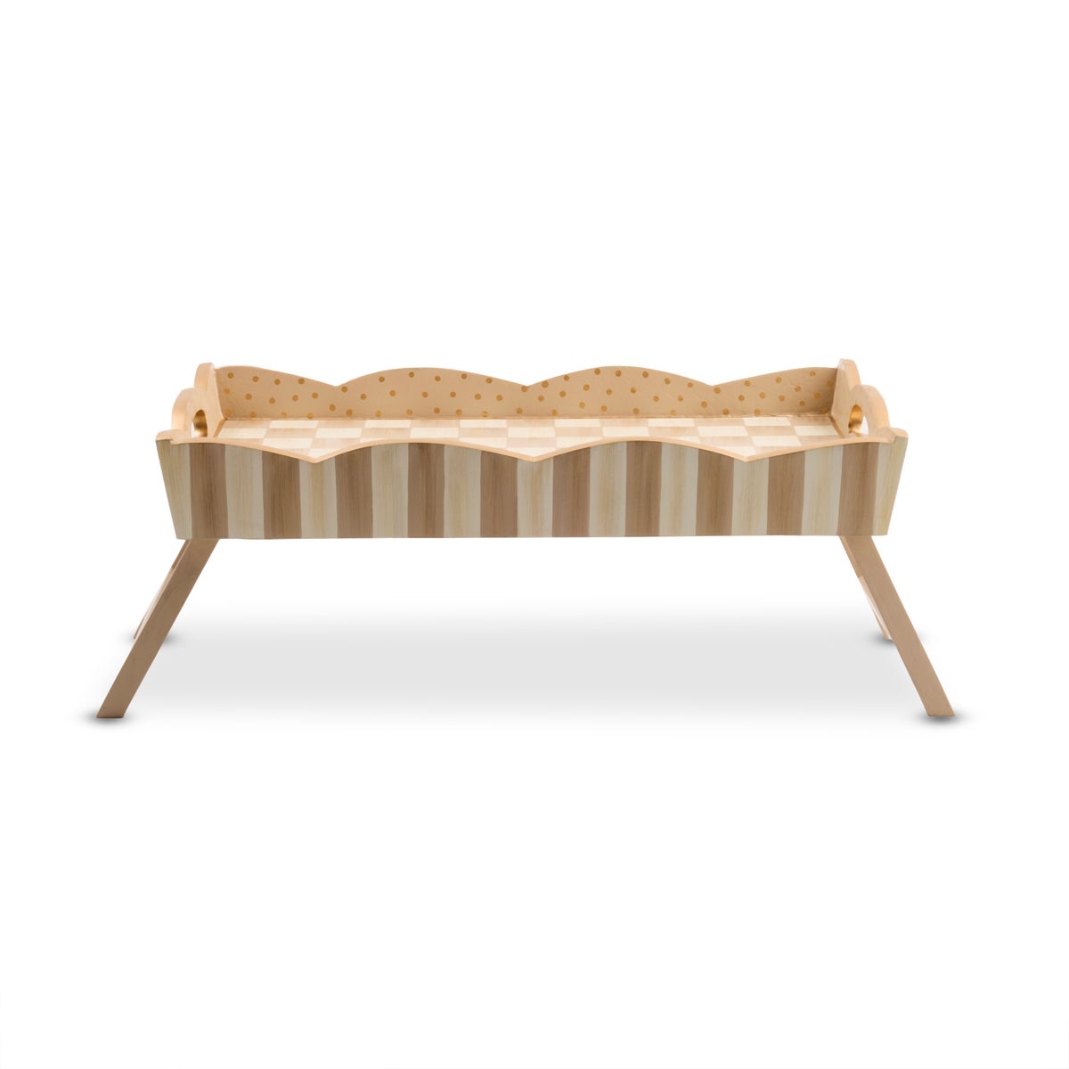 Mocha Check Breakfast Tray - Image 3