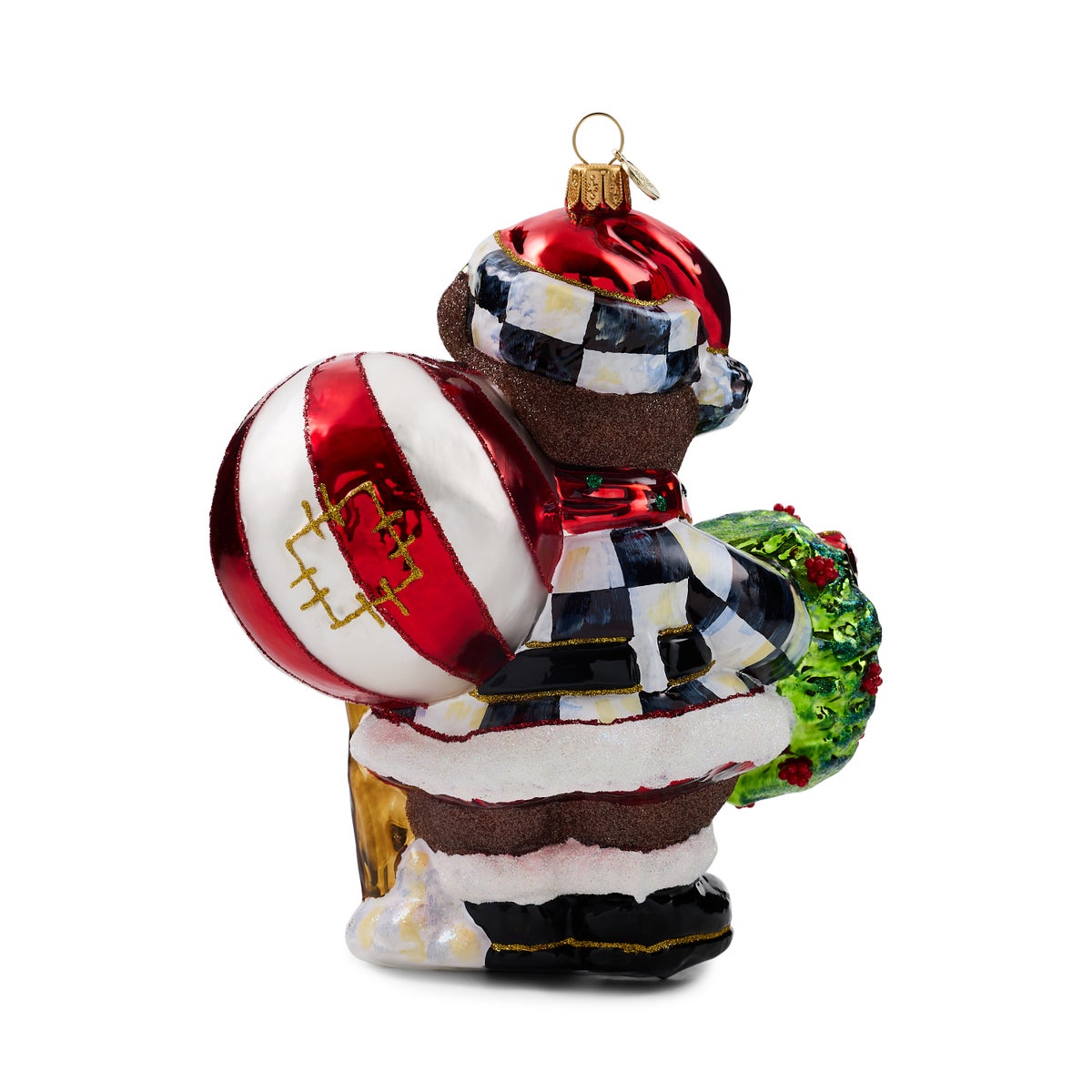 Aurora Teddy Bear Glass Ornament - Image 4