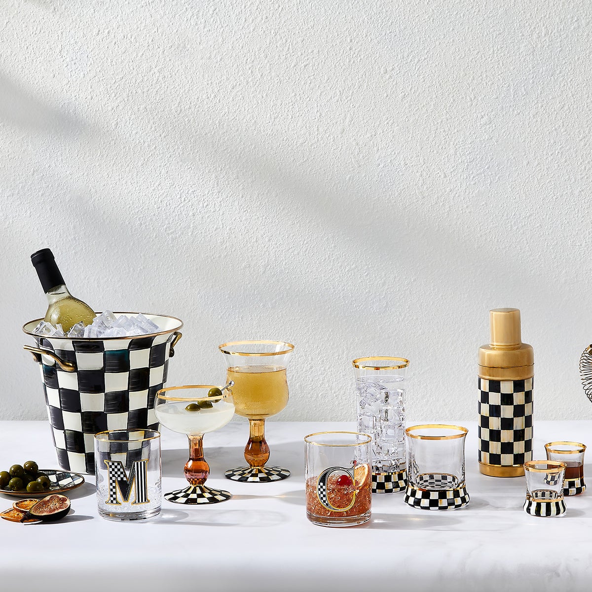 Courtly Check Coupe Glass - Image 4