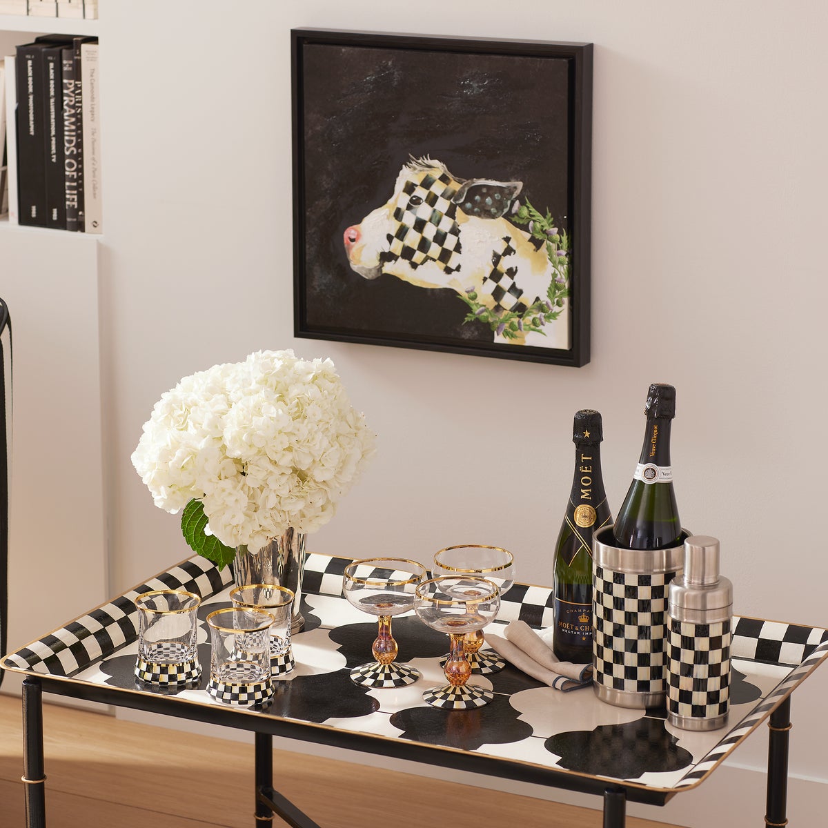 Courtly Check Coupe Glass - Image 7