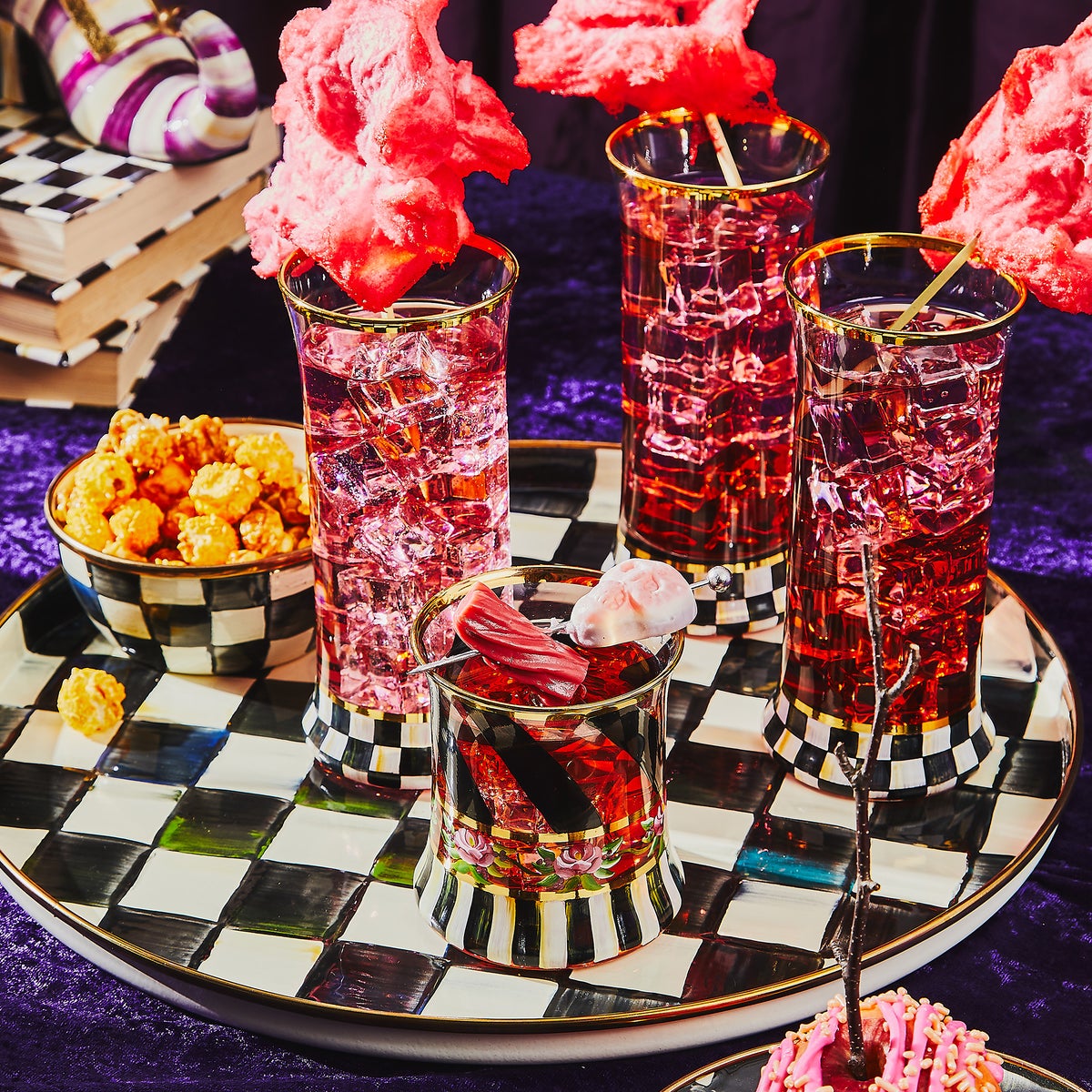 Courtly Check Highball Glass, Set of 2 - Image 4