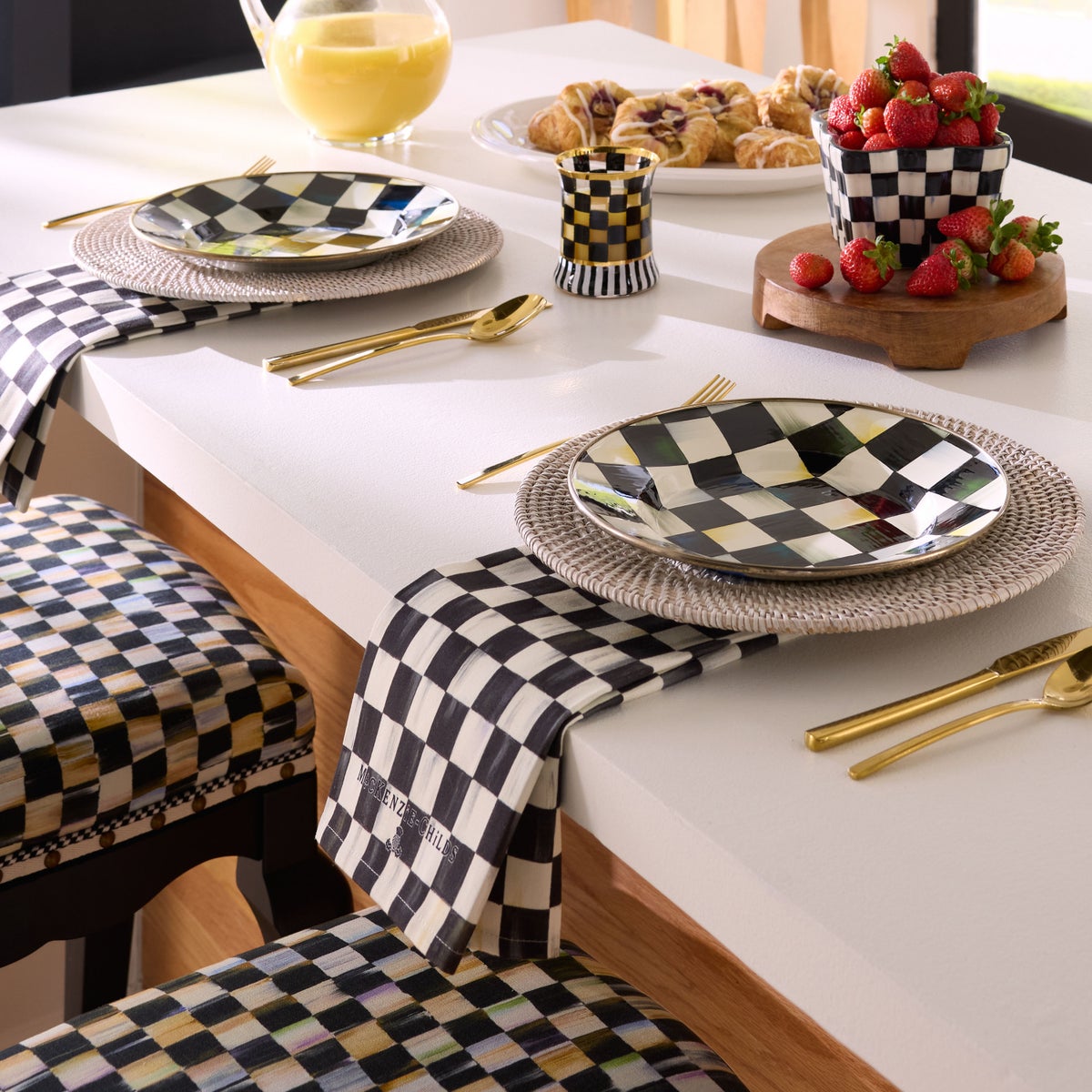 Courtly Check Dish Towel - Image 5