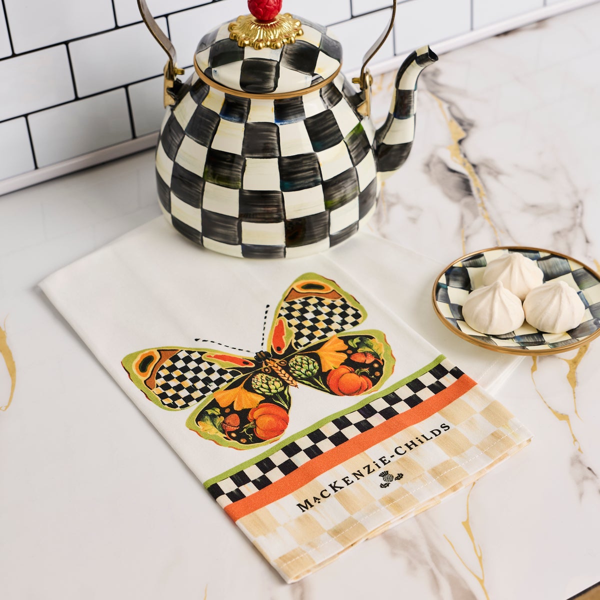 Harvest Moth Printed Dish Towel - Image 2