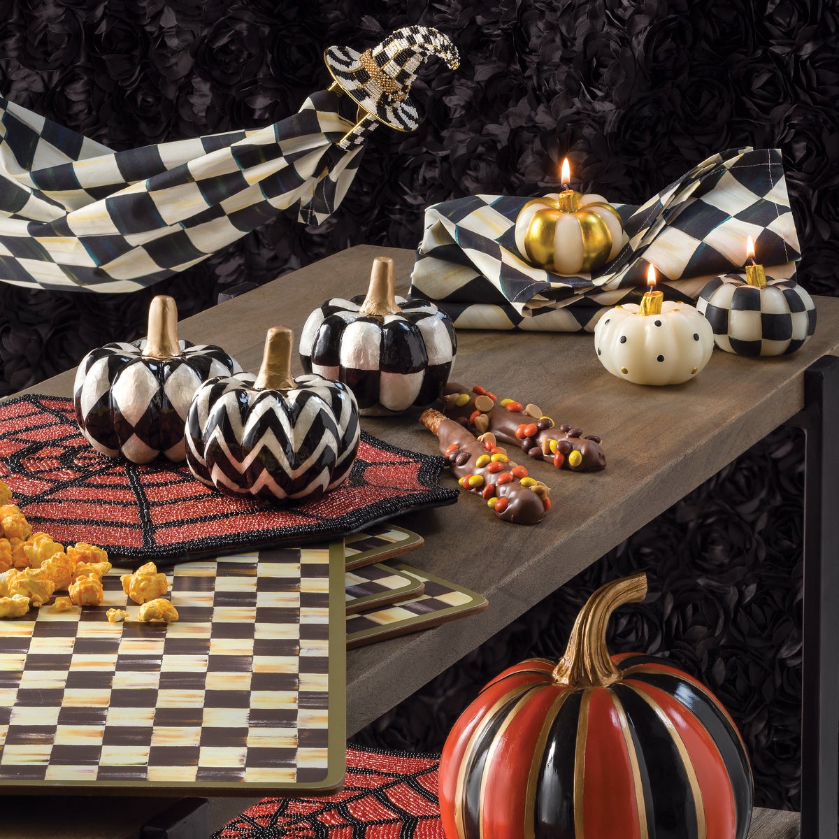 Courtly Check Cotton Napkin - Image 8