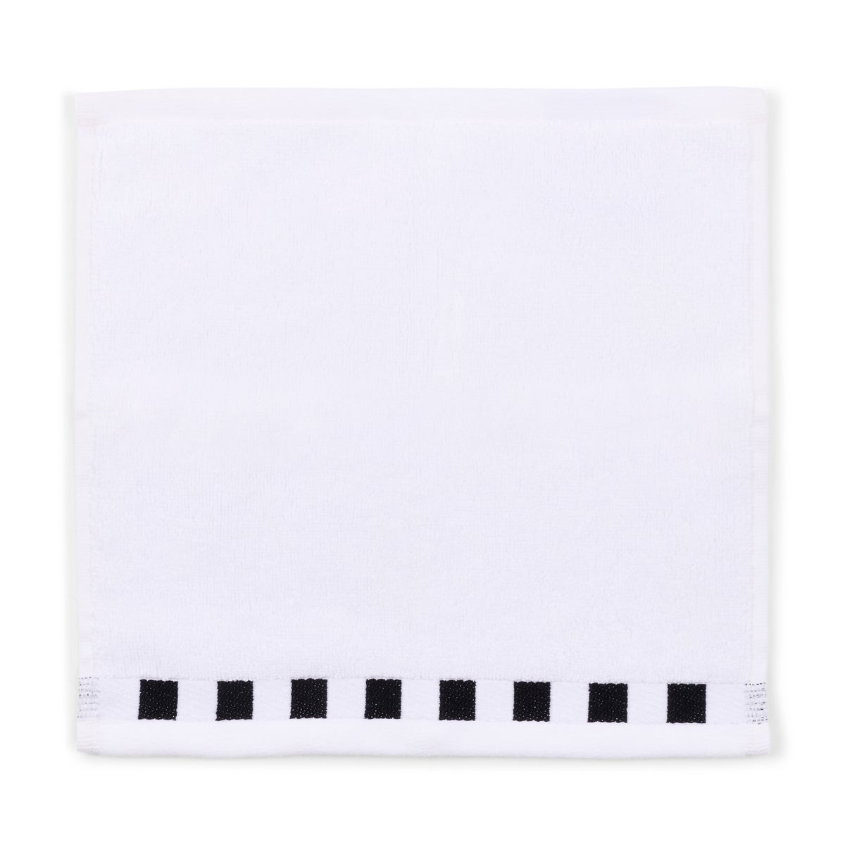 Washcloth with Black Check Border - Image 3