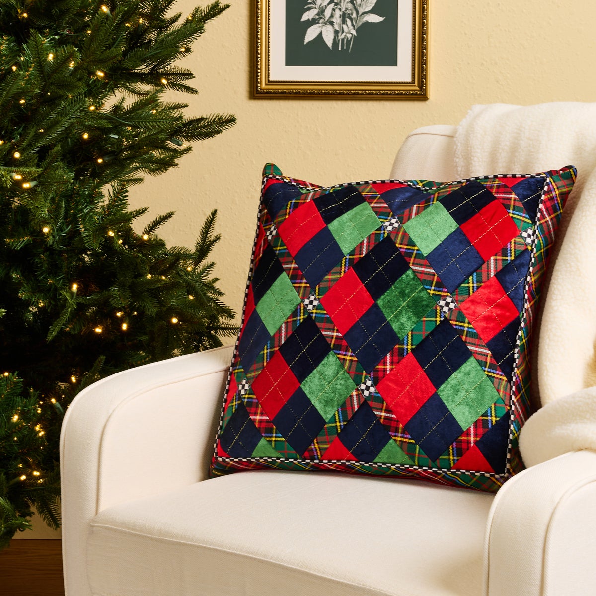 Timeless Tartan Throw Pillow - Image 2