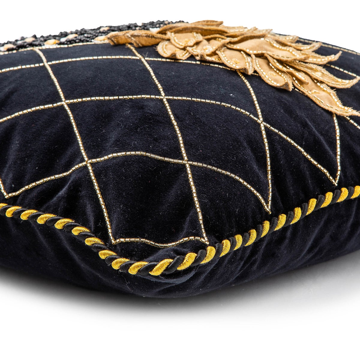 Pineapple Black Pillow - Image 3