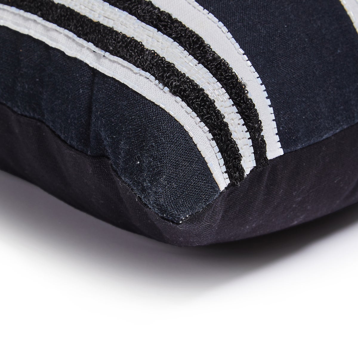 Monogram "I" Beaded Throw Pillow - Image 2
