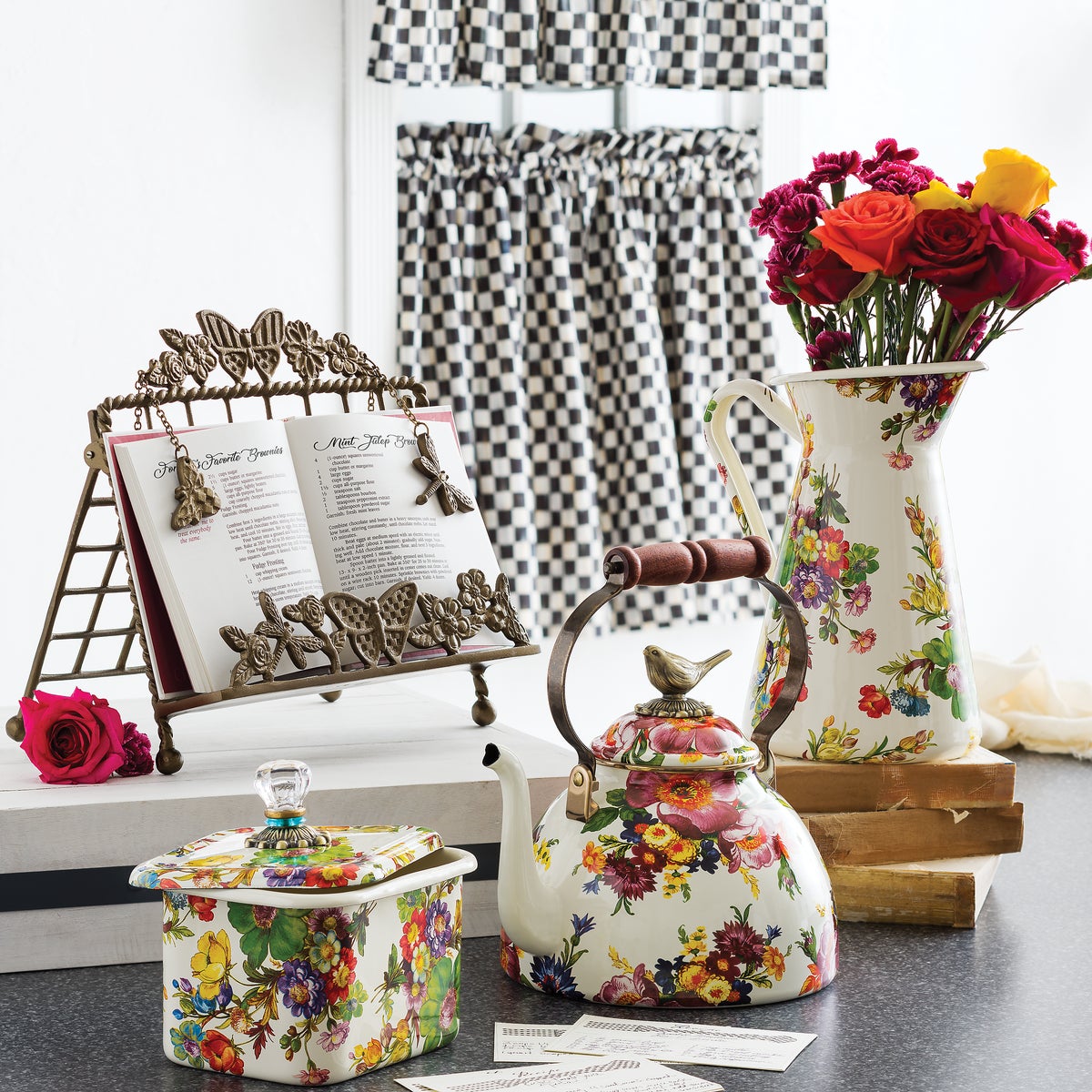 Courtly Check Cafe Valance - Image 7
