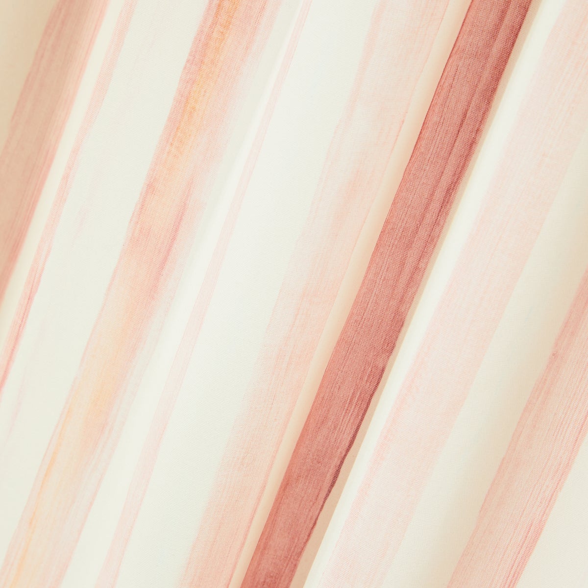 Rosy Stripe 84" Curtain Panel - Image 3