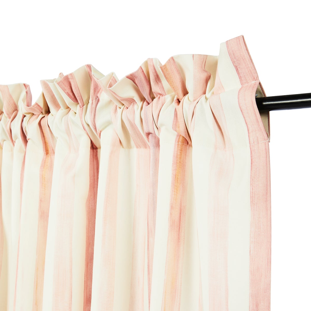 Rosy Stripe 84" Curtain Panel - Image 4