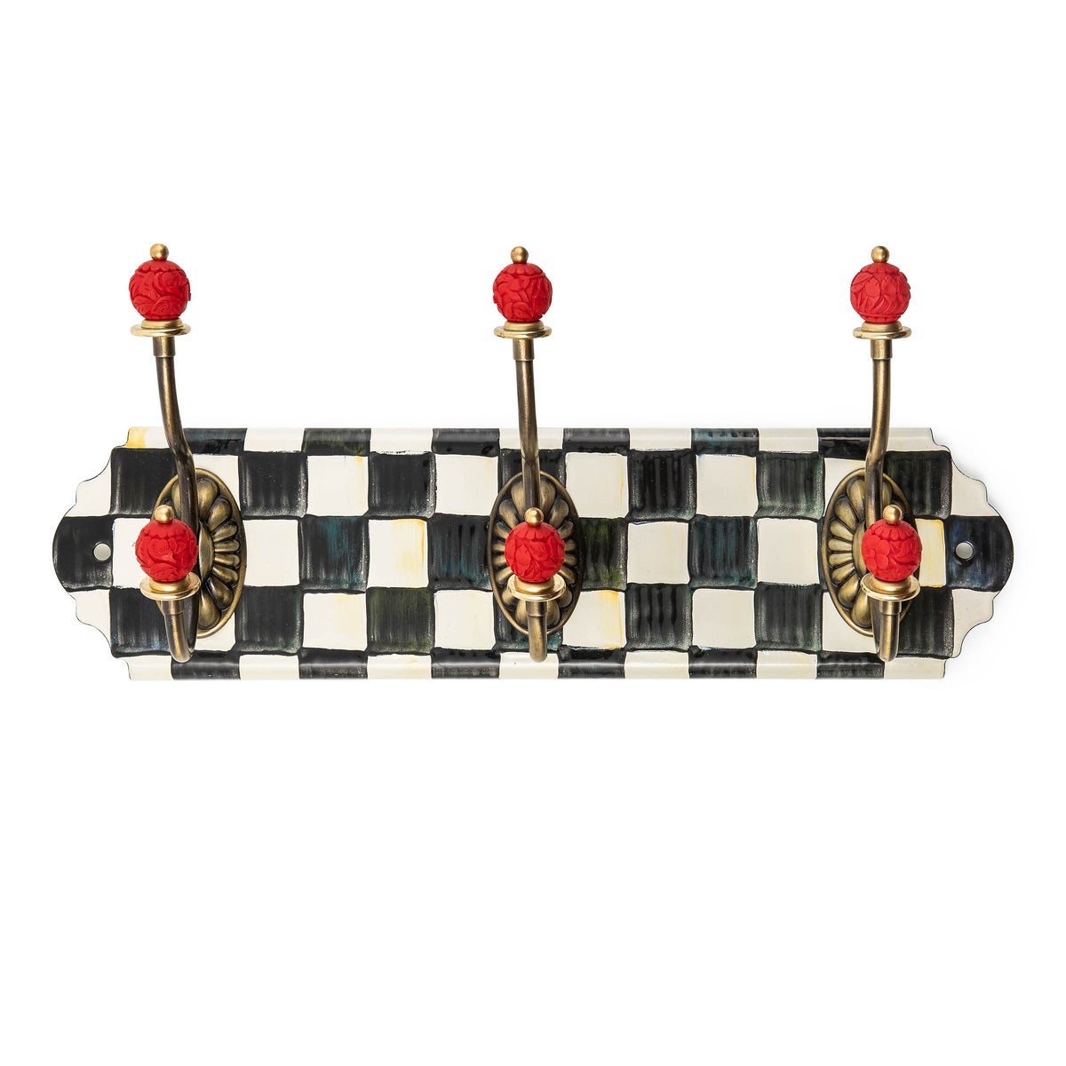 Courtly Check Triple Wall Hook - Image 3