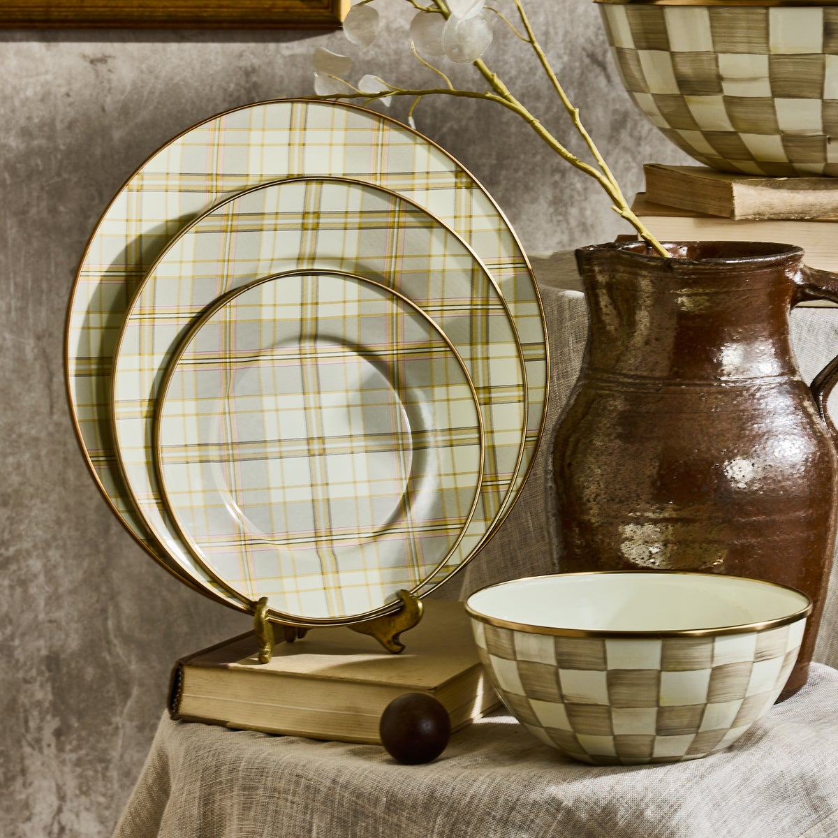 Tartan Latte Charger/Plate - Image 7
