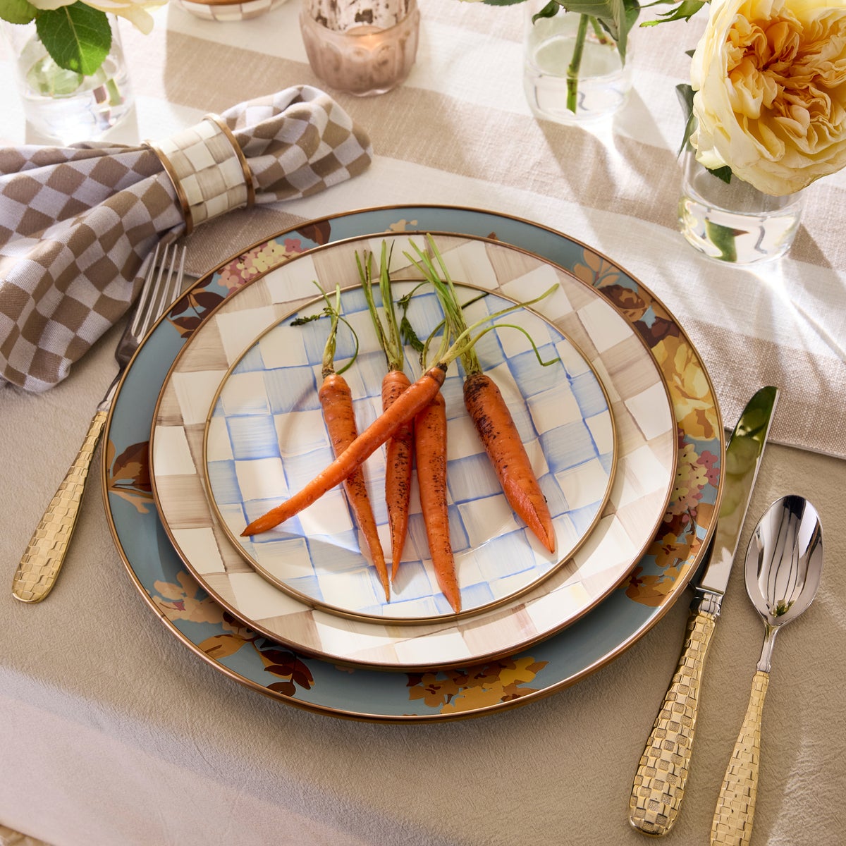 Wild Rose Slate Charger/Plate - Image 6