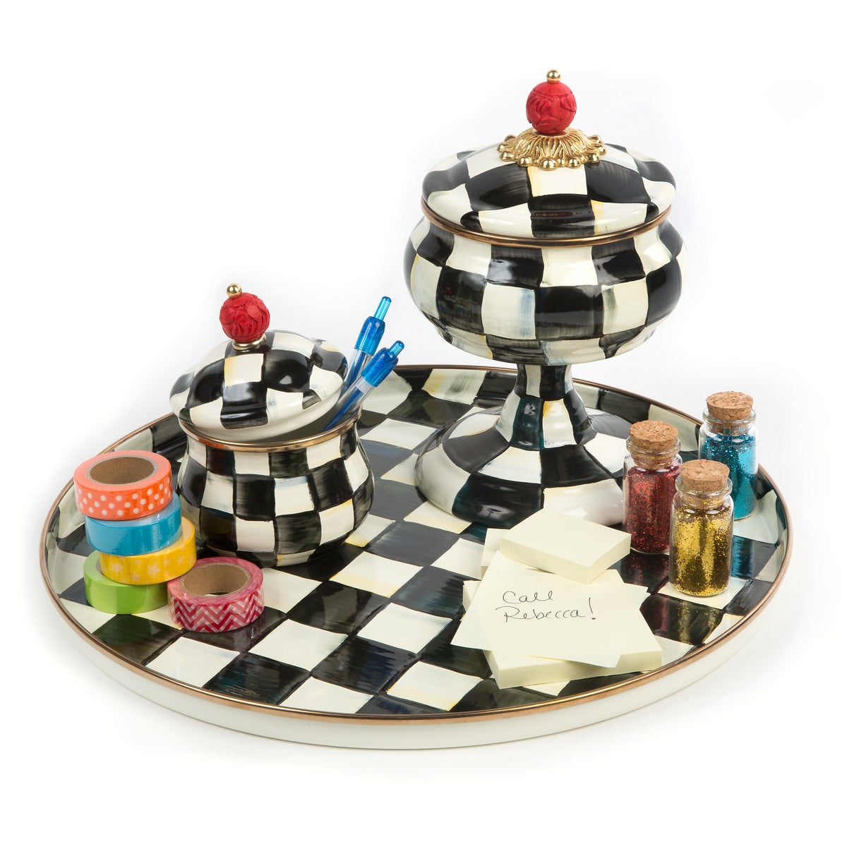 Courtly Check Lidded Sugar Bowl - Image 4