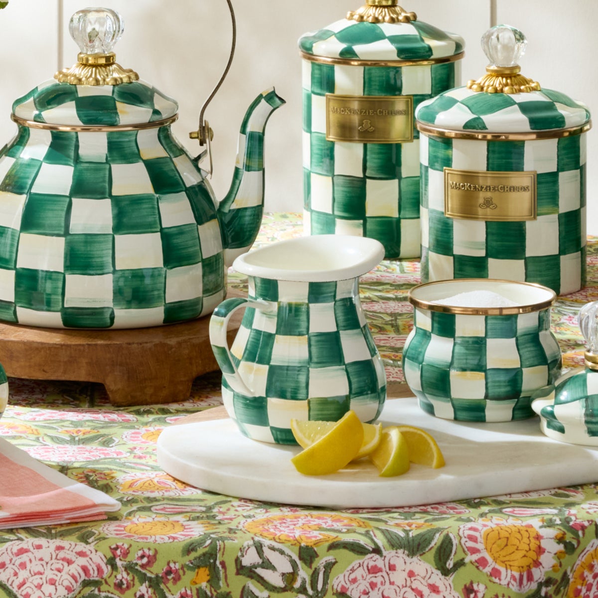 Emerald Check Creamer - Image 6