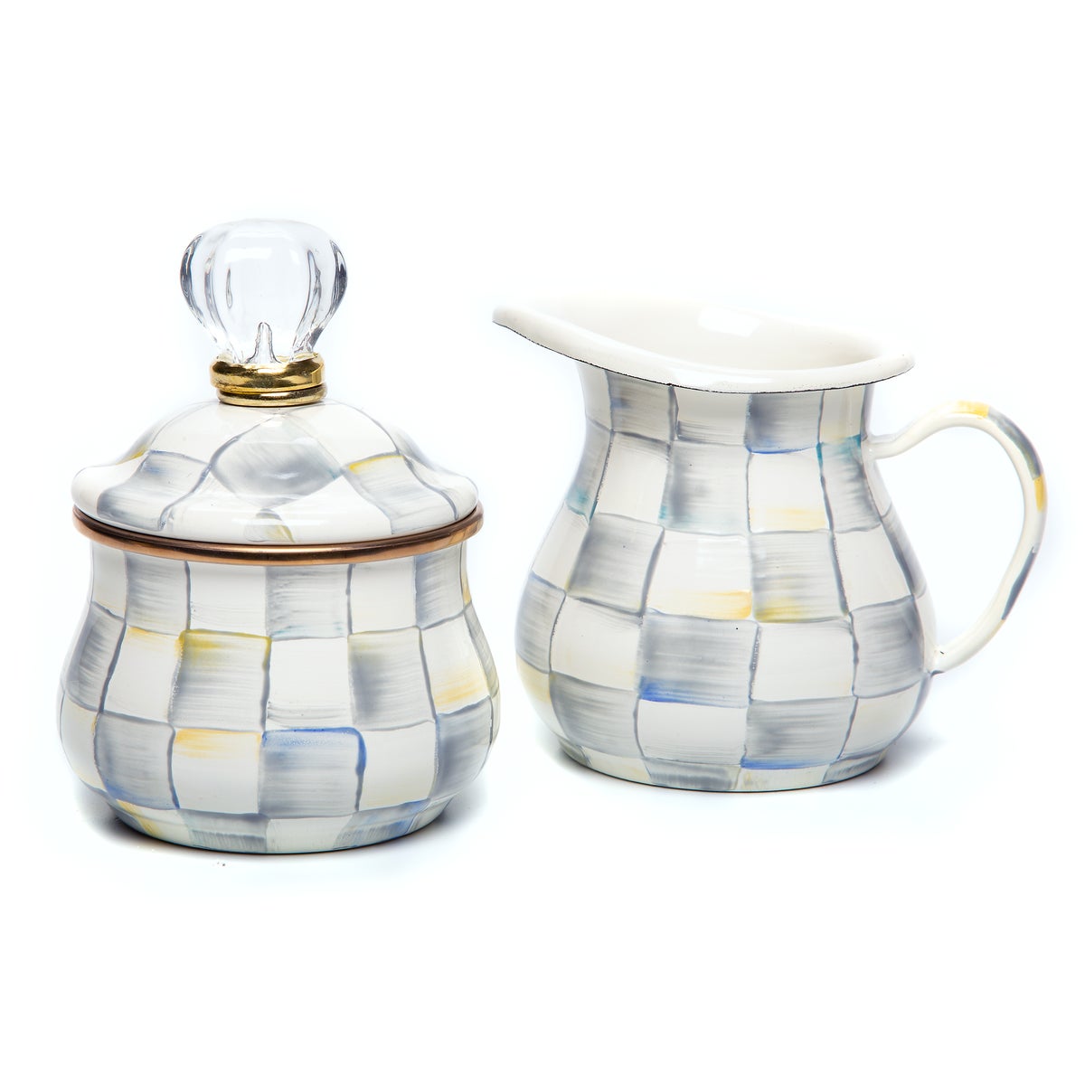Sterling Check Creamer - Image 3