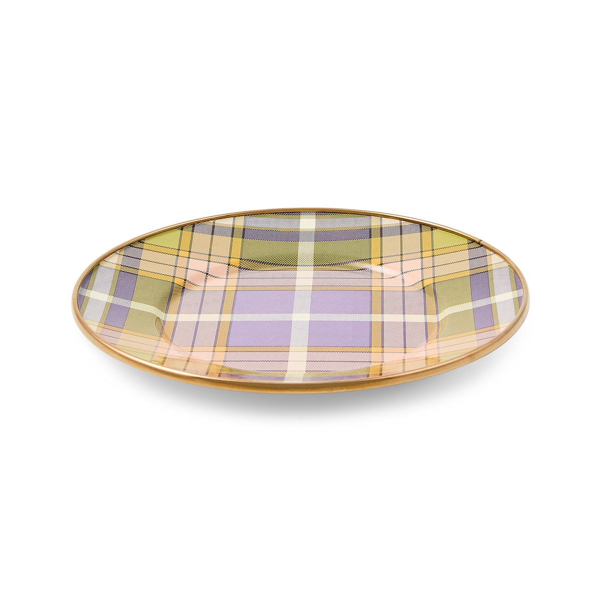 Tartan Violet Salad/Dessert Plate - Image 4
