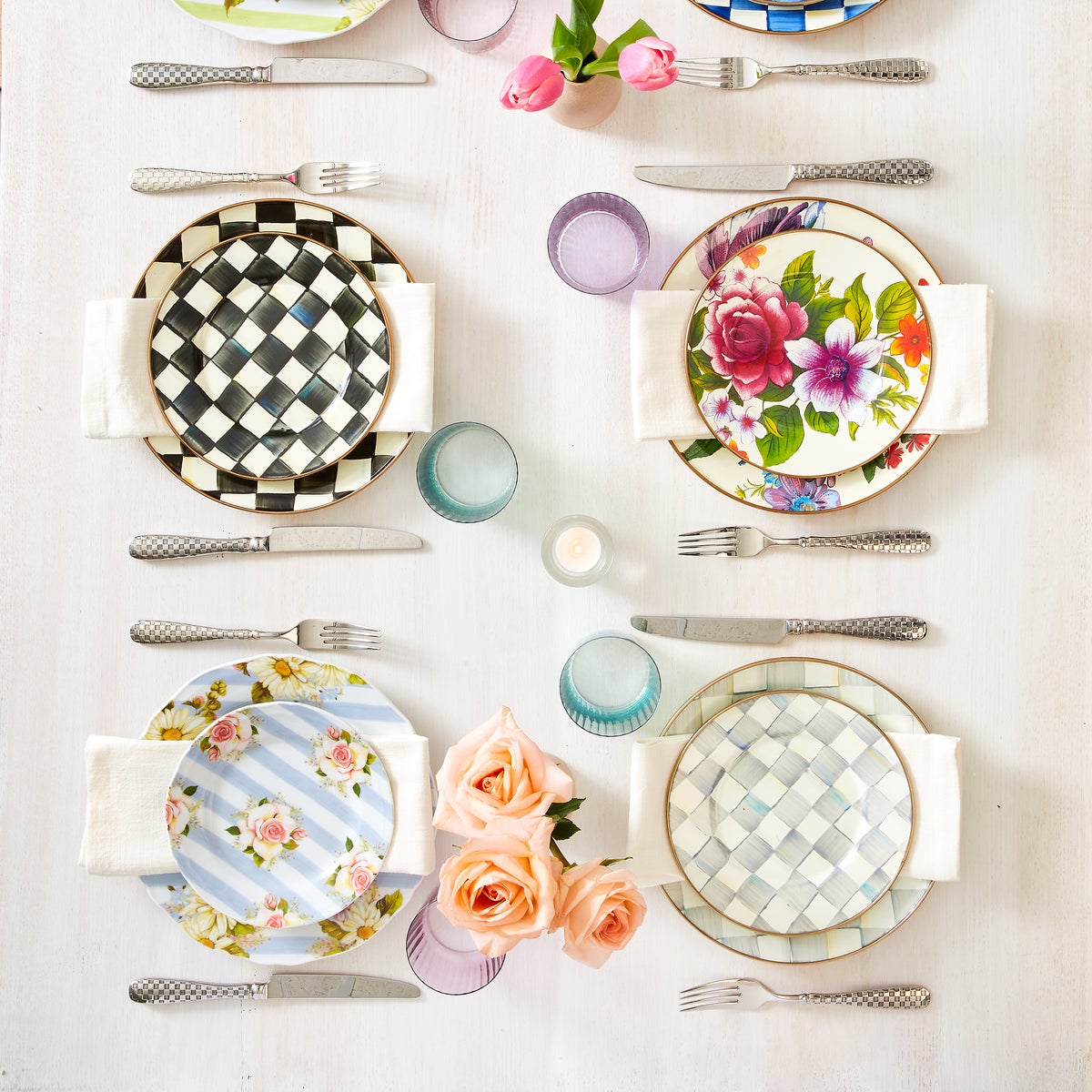 Sterling Check Salad/Dessert Plate - Image 5