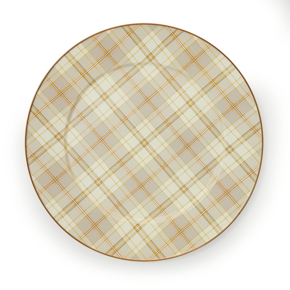 Tartan Latte Serving Platter